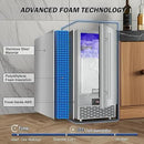 Commercial Under Counter Ice Maker Machine - 120 LBS/Day, Built in Installation, Auto-Clean,Reversible Door, Built 25LBS Ice Storage, Stainless Steel Ice Machine for Home & Business Outdoor Use by CozyNest Decor