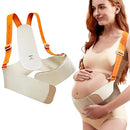 Upgranded Pregnancy Belly Band, Belly Support Belt for Pregnant Women with Adjustable Straps, Back Support, Waist Support Belt for Pregnancy (Orange, Large) by TinyTreasures Baby Boutique