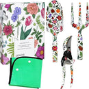 Garden Tool Set, 4 PCS Heavy Gardening Kit Heavy Duty Floral Hand Tools, Fancy Gifts for Women, Including Trowel, Sharp Pruner, Hand Rake, and Mat (White Set) by GreenHaven Gardens