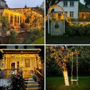 JMEXSUSS 2 Pack Solar String Lights Outdoor Waterproof - Total 400 LED 151FT Solar Lights Outdoor, 8 Modes Warm White Christmas Light for Outside Patio Yard Tree Garden Christmas Decorations by GreenHaven Gardens