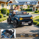 ENYOPRO 2 Seater Ride On Car for Kids, 24v Licensed Ford Bronco Raptor Electric Power Ride On Truck Toy with Remote Control, 4 Wheels Shock Absorption, Soft Start, Bluetooth, Radio, 3 Speed - Blue by TinyTreasures Baby Boutique