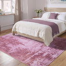 Living Room Rugs 6x9 Hot Pink Washable Area Rug, Abstract Modern Bedroom Rugs Non Slip Stain Resistant Neutral Large Carpet for Nursery, Dining, Kids Playroom, Dining Room, Office by TinyTreasures Baby Boutique
