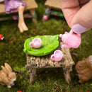 Fairy Garden Accessories Outdoor - Colorful Fairy Garden Starter Kit with a Fairy for a Garden and Miniature Furniture - 14 Piece Set by GreenHaven Gardens