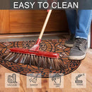 CHICHIC Entrance Door Mat Large 24 x 36 Inch Entry Way Doormat Front Door Rugs Outdoors Heavy Duty Welcome Mat Non Slip Rubber Back Low Profile for Garage, Patio, High Traffic Area, Orange by CozyNest Decor
