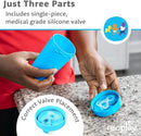 Re-Play Sippy Cups for Toddlers - 10 Oz. Reusable Spill Proof Cups for Kids, Dishwasher/Microwave Safe - Made in USA - Set of 3-3.13" x 6.25" - Easter by TinyTreasures Baby Boutique