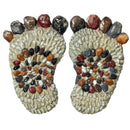 Outdooor Stepping Stones - Decorative Garden Stones for Patio, Deck, Garden or Sidewalk Faux Cobblestone Stepping Stones (Set of 2