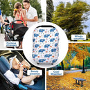 Rquite All-in-1 Car Seat Cover Baby, Carseat Covers for Girl Boy, Stretchy Soft Infant Car Seat Cover, Multi-use Baby Carrier Cover, Car Seat Canopy, Stroller Sun Shade, Nursing Breastfeeding Cover by TinyTreasures Baby Boutique