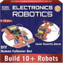 Butterfly EduFields 10-in-1 STEM Robotics Kit for Kids Ages 8-14 | Electronics & Engineering Science Kit with Circuit Board Projects | Educational Robot Building Kit by TinyTreasures Baby Boutique