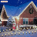 C9 Christmas String Lights for Pathway , 26FT LED 20 Clear Lights with 20 Stakes, Waterproof Shatterproof 2700K Warm White Linkable Walkway Lights for Outdoor Indoor Xmas Driveway Yard Garden Decor by GreenHaven Gardens