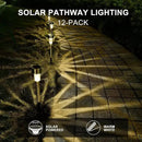 Solar Lights Outdoor Waterproof, Stainless Steel LED Landscape Lighting, Solar Garden Lights Solar Powered, Outdoor Solar Lights for Yard, Pathway, Walkway, Patio, Lawn - 16 Pack (Warm White) by CozyNest Decor