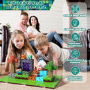 150 PCS Magnetic Blocks - Magnetic Building Block with 6 Baseplate, Stacking Magnets for Kids, Sensory Toy for Toddlers STEM Learning, Birthday Gifts for 3+ Years Old Boys Girls by TinyTreasures Baby Boutique