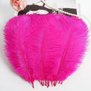 THARAHT Hot Pink Ostrich Feathers 24pcs Natural Bulk 10-12Inch 25cm-30cm for Crafts Wedding Party Centerpieces Easter Gatsbi and Home Decoration Feathers by CozyNest Decor