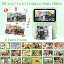 Kids Camera Instant Print, 3.0" HD 32MP 1080P Toddler Digital Camera with 3 Rolls of Printer Paper, Birthday Gifts Toy for 3-12 Year Old Girls Boys with 32GB SD Card-Green by TinyTreasures Baby Boutique