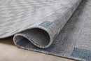 Loloi Amber Lewis Topanga Collection TOP-07 Silver/Blue 7'-10" x 10' Indoor/Outdoor Area Rug by CozyNest Decor
