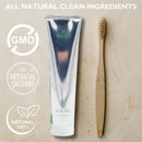 Elementa Silver Non-Foaming Toothpaste Wintermint Flavor | 5 in 1 Teeth Whitening Gel 4 Fl oz | Dentist Formulated All Natural | Professional Whitening Gel | Fluoride Free | Fresh Breath by CozyNest Decor