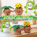 Crochet Kit for Beginners - 3 PCS Potted Plants Crochet Kit with Step-by-Step Video Tutorials, Beginner Crochet Kits for Adults Kids, Potted Plant with Swing Crocheting Set by TinyTreasures Baby Boutique