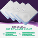 Incontinence Bed Pads - 18x24 | Cotton Blend | Washable Bed Pads for Adults, Children, Pets and Seniors Waterproof | Pack of 4, Blue, by Royal Care by TinyTreasures Baby Boutique