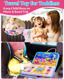 Exorany Busy Board Montessori Toys for Toddler Girl & Boy Birthday Gifts, Busy Book Learning Sensory Toys for Toddlers, Toddler Travel Toy Educational Activities Learn Fine Motor Skills by TinyTreasures Baby Boutique