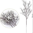 Sggvecsy 10 Pcs Babys Breath Artificial Flowers Gypsophila Bouquets Bulk Real Touch Fake Silk Flowers for Home Wedding DIY Floral Arrangement Kitchen Table Centerpiece Festival Decoration (White) by CozyNest Decor