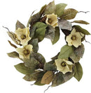 Admired By Nature 24" Magnolia Pine for Home Office Front Door Wreath, Wall Hanging Arrangement Decoration by CozyNest Decor