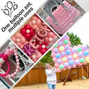 Pastel Pink Quick Link Balloons, 60PCS 10 Inch Baby Pink Linking Balloons for Making Balloon Wall Heart Arch, Tails Balloon for Girls Wedding Birthday Baby Shower Valentine's Party Decorations by CozyNest Decor