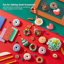 Shuttle Art Polymer Clay Kit, 57 Colors, Soft Oven Clay Kit, 19 Carving Tools and 10 Kinds of Accessories, Non-Stick, Non-Toxic, Ideal Gift for Kids by TinyTreasures Baby Boutique