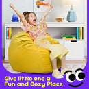 Hobestluk Bean Bag Chairs 2.5FT Bean Bag Chair with Memory Foam Filled & Machine Washable Cover,Beanbag Chair, Small Bean Bag Chairs for Playroom, Living Room, Bedroom by CozyNest Decor