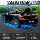 Licensed RUF CTR3 12V Kids Electric Car with Parent Remote Control, 2 Motors, 3 Speeds, LED Lights, MP3 Player | Battery Powered Ride-On Toy for Kids to Drive - Black by TinyTreasures Baby Boutique