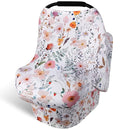 Rquite All-in-1 Car Seat Cover Baby, Carseat Covers for Girl Boy, Stretchy Soft Infant Car Seat Cover, Multi-use Baby Carrier Cover, Car Seat Canopy, Stroller Sun Shade, Nursing Breastfeeding Cover by TinyTreasures Baby Boutique