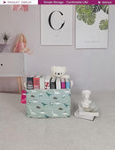 Rectangular Storage Basket Fabric Organizer Bin for Toys,Books,Clothes,Gifts,Pets-Perfect for Home,Office,Nursery,Dorm,Shelf(Rec dinosaur) by TinyTreasures Baby Boutique