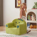 ALIMORDEN Animal Series Kid's Chair, Ultra-Soft Comfy Foam Filled Toddler Sofa Chair, Cute Animal-Shaped Design Toddler Couch, Lightweight Birthday for Baby Boys & Girls (Dinosaur) by CozyNest Decor