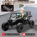 Electric Car for Kids, JOYRACER 24V Ride on Car Battery Powered Off-Road UTV w/Remote Control, 3 Speeds, 4x150W Powerful Motors, 18" Seat, Bluetooth, MP3, Electric Vehicles with Big Pull Bow by TinyTreasures Baby Boutique