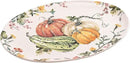 Bico Pumpkin Feast Ceramic 16 inch Oval Platter, Microwave & Dishwasher Safe by CozyNest Decor