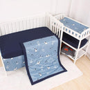 CaSaJa 4-Piece Crib Bedding Set for Boys and Girls, Nursery Baby Bedding Set Including Quilted Comforter with Fitted Crib Sheet and Changing Pad Covers, Reversible Quilt Design, Good Luck Puppy by TinyTreasures Baby Boutique