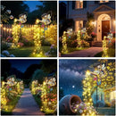 Solar Lights Outdoor Decorative, 39.4'' Metal Solar Watering Can Lights with Bee, Waterproof Garden Stake for Yard Lawn Patio Pathway Landscape, Gardening Gifts for Mom Grandma Women by CozyNest Decor