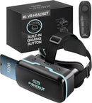 FEEBZ 3D VR Headset for Kids 2.0 + Android Remote - for iPhone & Android Phones | with 3D VR Videos & Apps Links | Virtual Reality Goggles Set for Beginners by TinyTreasures Baby Boutique