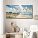 HGUAOA Coastal Canvas Wall Art - Large Landscape Wall Art for Living Room - Ocean and Beach Painting - Blue Artwork for Bedroom Decor - Above Bed Wall Pictures -Beach Theme Print Art by CozyNest Decor