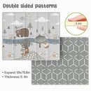 Fodoss Baby Play Mat, 59x71inch Play Mat, 0.4 in Thick Foam Play Mat, Waterproof,Free from BPA, PVC, Phthalates, Playmat for Babies, Foldable Play Mat forBabies, Large Infant Playmat by TinyTreasures Baby Boutique