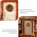 Fall Wreaths for Front Door Decor - Walasis 20 Inch Thanksgiving Wreath with Maple Leaves White Pumpkin Daisy Sunflower Wreath Autumn Harvest Decorations for Table Front Porch by CozyNest Decor