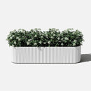 Veradek Demi Series Window Box Planter - Long Planter Box for Windowsill/Balcony | Durable Plastic-Stone Composite Material | Modern Décor for Flowers/Herbs by GreenHaven Gardens