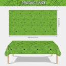 2 Pcs Halloween Tablecloth - Plastic Halloweens Spider Webs Table Cloth, Green Disposable Rectangle Spiderweb Table Cover for Halloween Party Decorations Supplies Favors Tables Decor, 108 x 54 Inch by CozyNest Decor