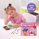 jackinthebox Poke Poke Art for Kids - Fashion Theme, Mess-Free Fabric Art and Craft, Flower Pressing Kits, Gift for Kids, Girl Gifts, Toys for Girls Ages 4 5 6 7 8 by TinyTreasures Baby Boutique