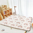 Baby Play Mats for Floor, 71”x59” Upgraded Thickness & Larger Super Soft Playmat for Babies and Toddlers, Foldable Washable, Upgrade Anti-Slip Crawling Mat for Playpen(Boho Rainbow) by TinyTreasures Baby Boutique