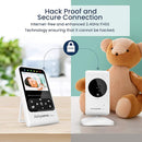 Babysense Video & Breathing Movement Monitor - Video Baby Monitor with Breathing Motion Detection & Alerts Bundle Pack - Video Monitor V24R with Babysense 7 Under-The-Mattress Sleep Monitor by TinyTreasures Baby Boutique
