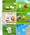 Mini Resin Animals Variety Pack to Hide for Prank Tiny Resin Animals Bulk 100 PCS Figurines for Miniature Fairy Garden Accessories, Cake Topper Decor, Birthday Gift, Party Favors by GreenHaven Gardens