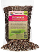 Premium Organic Seed Starter Soil - 4 Quart - All-Purpose Organic Potting Soil for Happy Seedlings and Plants by Gardenera by GreenHaven Gardens
