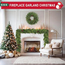 6 Ft Real Touch Christmas Garland Indoor with Pine Cone,Thick and Lush，Soft Bendable Mantle Garland Christmas, Lifelike Cedar Garland, Christmas Garland for Mantle,Indoor Christmas Decorations by CozyNest Decor