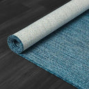 CAMILSON Outdoor Rug 6x9 Modern Area Rugs for Indoor and Outdoor Patios and Porches - Waterproof, Washable, Non-Shedding, Easy-to-Clean Outside Carpet (6 x 9, Solid - Aqua) by CozyNest Decor