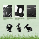 3 Pack Pelican Metal Garden Decorative Stakes, Weather Proof Silhouette Statues for Yard, Patio,Outdoor Decor for Pelican Lovers and Pet Owners by CozyNest Decor