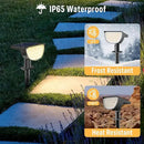 Solar Lights Outdoor Waterproof IP65, 76 LED 3 Lighting Modes Solar Spot Lights Outdoor Yard Garden Landscape Pathway (Warm White, 4 Pack) by GreenHaven Gardens